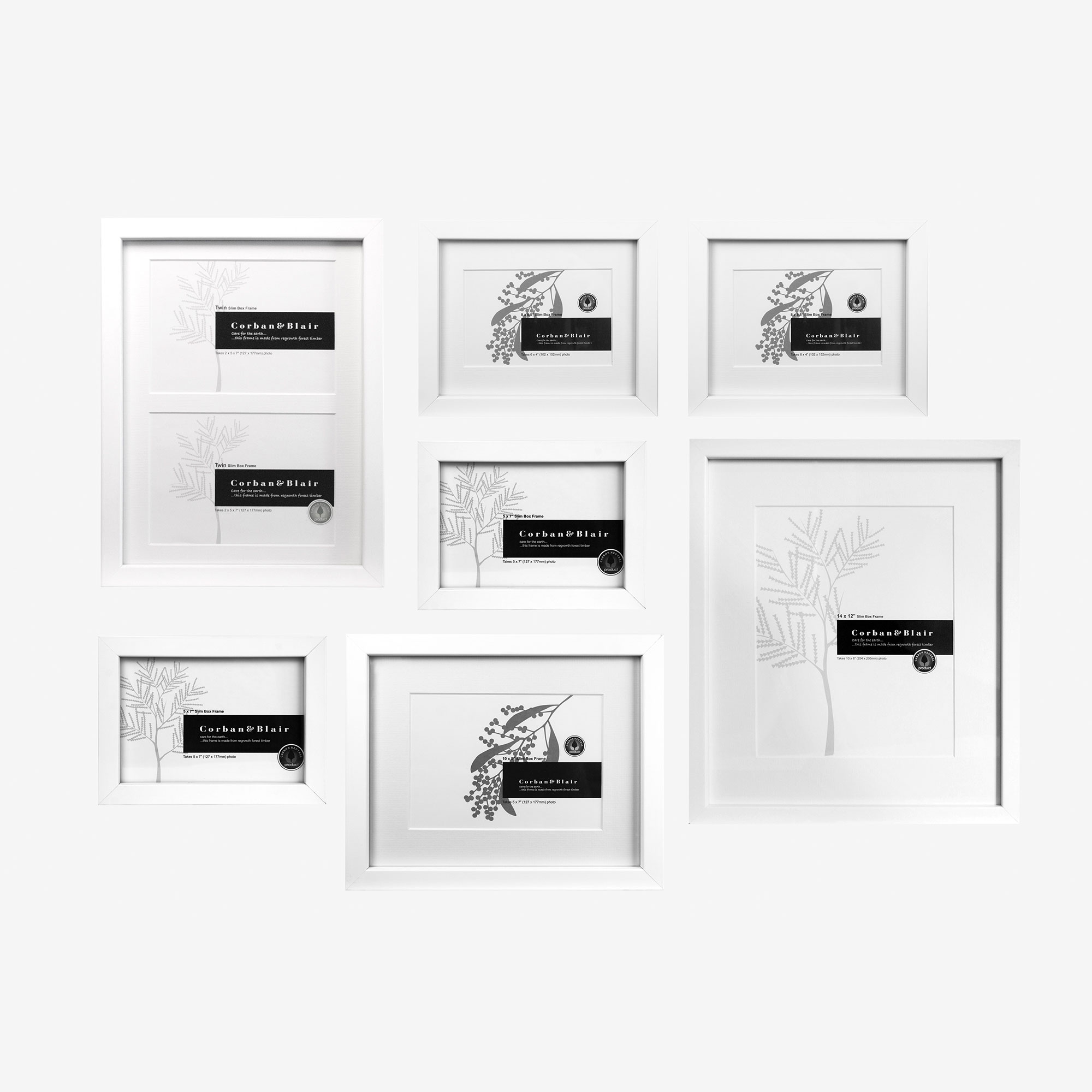 Wall of Frames Corban & Blair