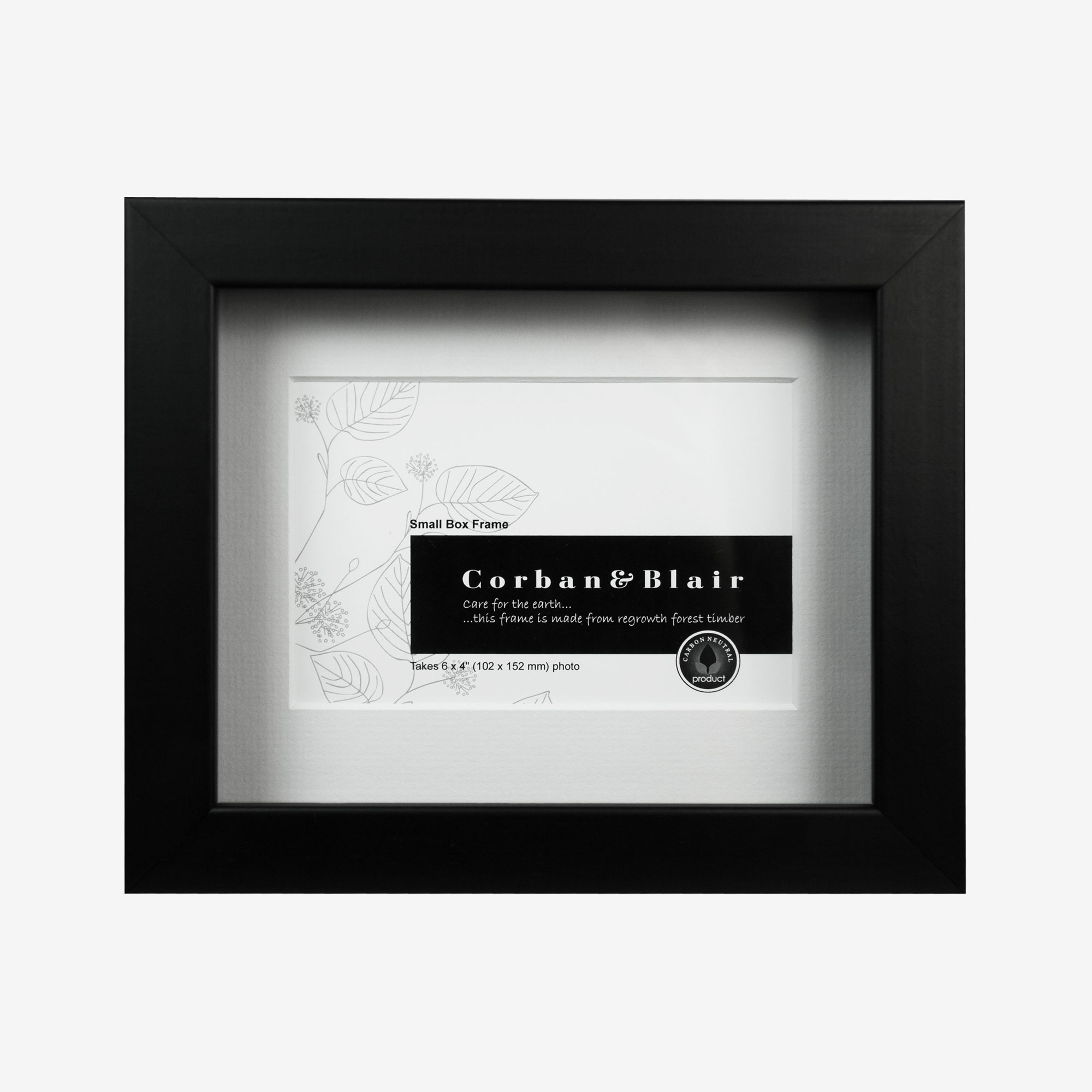 Box Frame With 6×4″ Mat