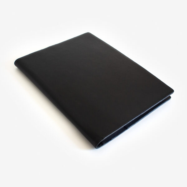 73550-A4-Slim-Leather-Compendium-black-1