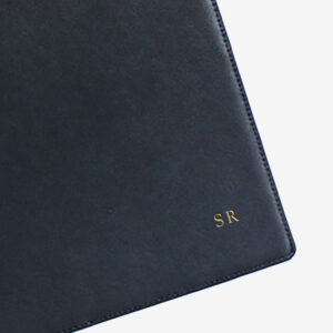 A4 Slim Leather Compendium Black Monogramming
