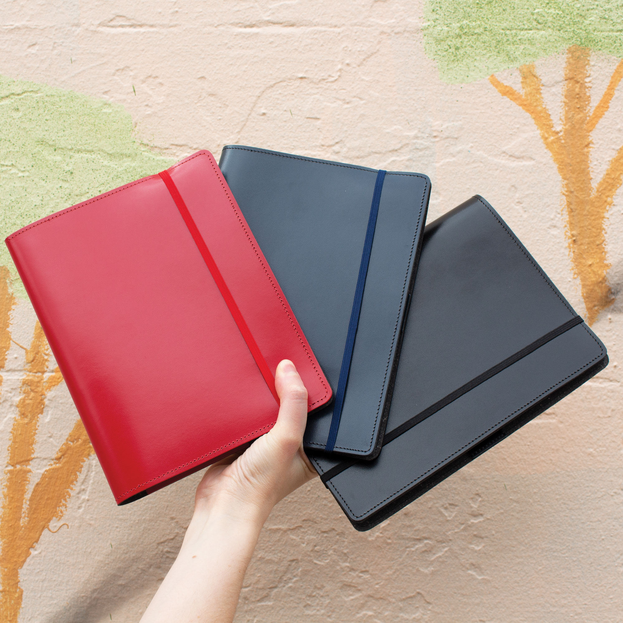 Australian made recycled leather journals