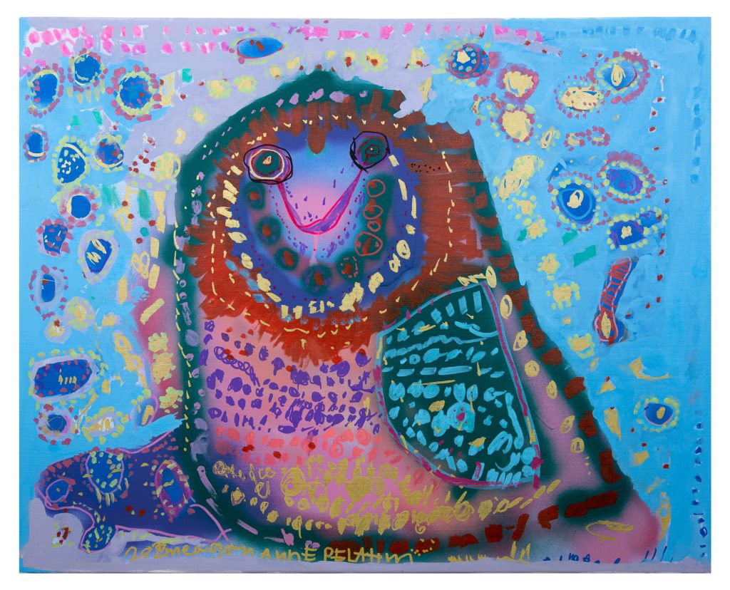 Studio A Meagan Pelham – Dreaming Owl, 2020 Acrylic on canvas