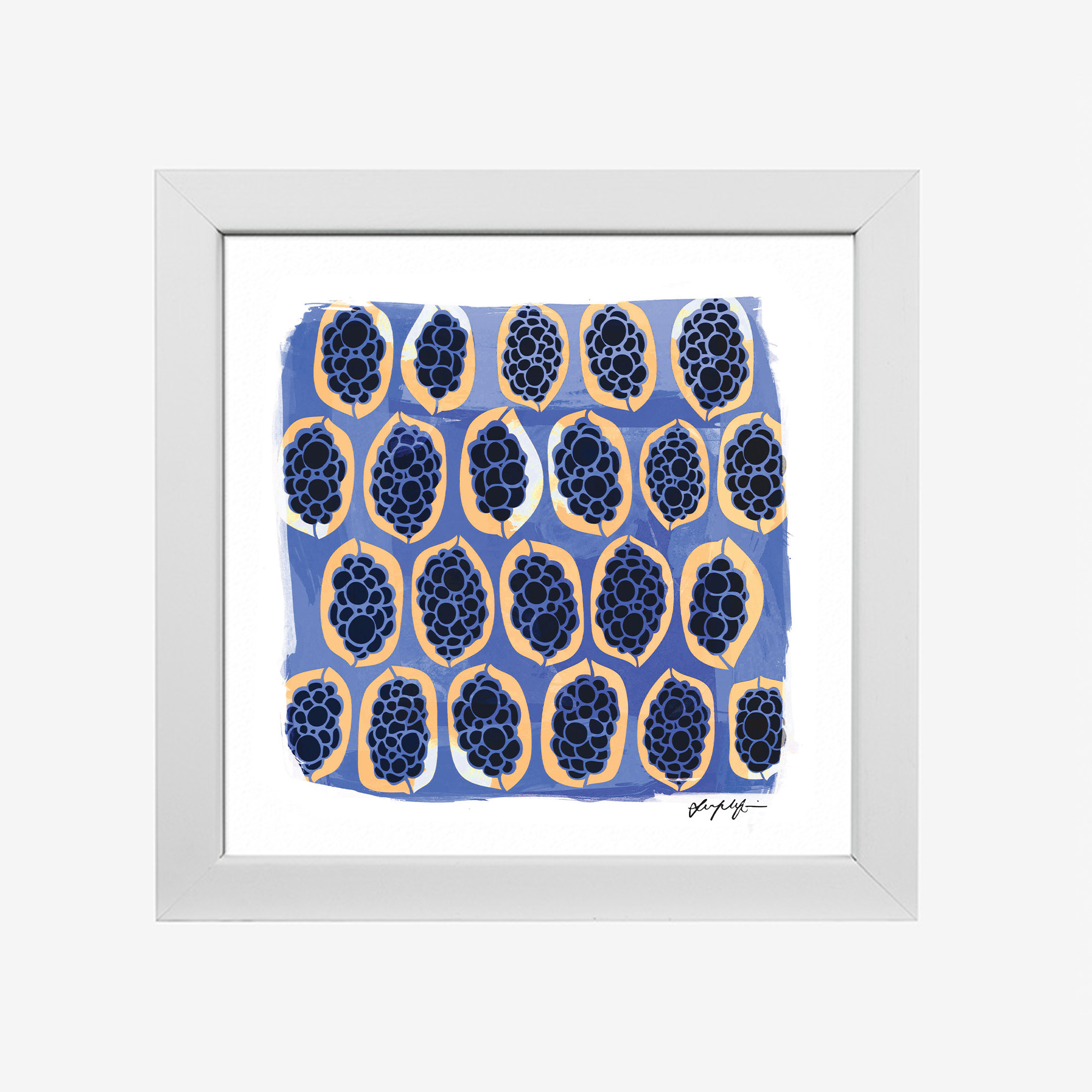 8x8 Framed Print -Gwibiirr by Lucy Simpson