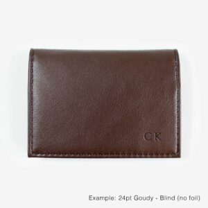 Thomas Avery Mayan Card Holder Brown