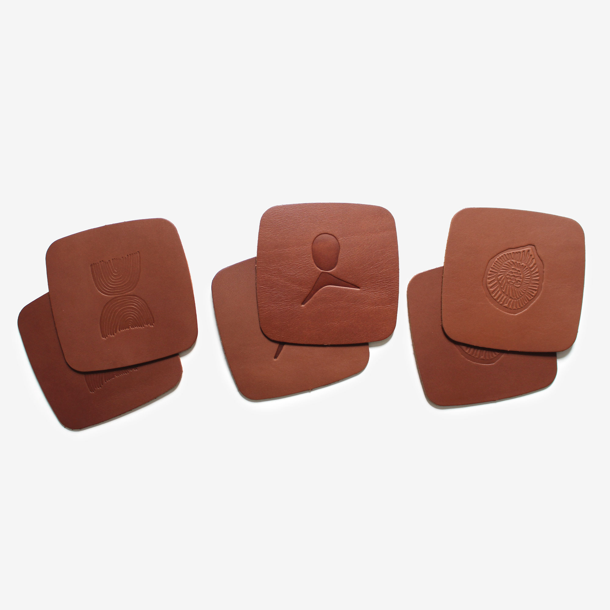 Leather Coasters (Set Of 6) – Lucy Simpson Collaboration