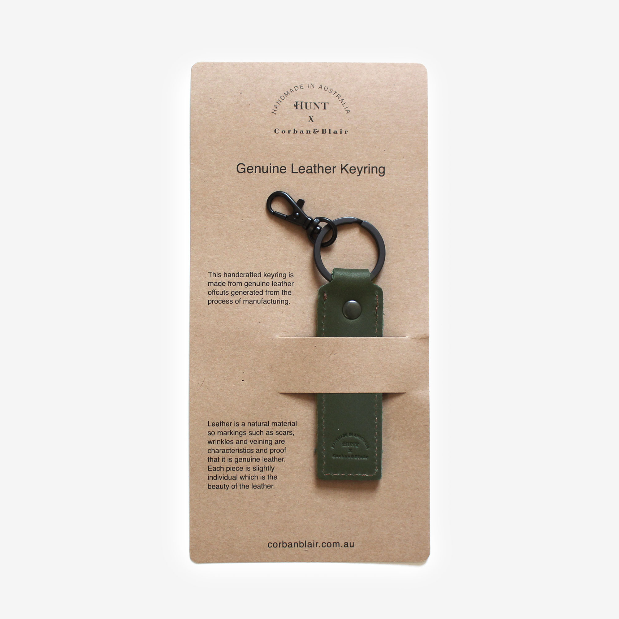 Genuine Leather Key Ring - Hunt Leather Collaboration