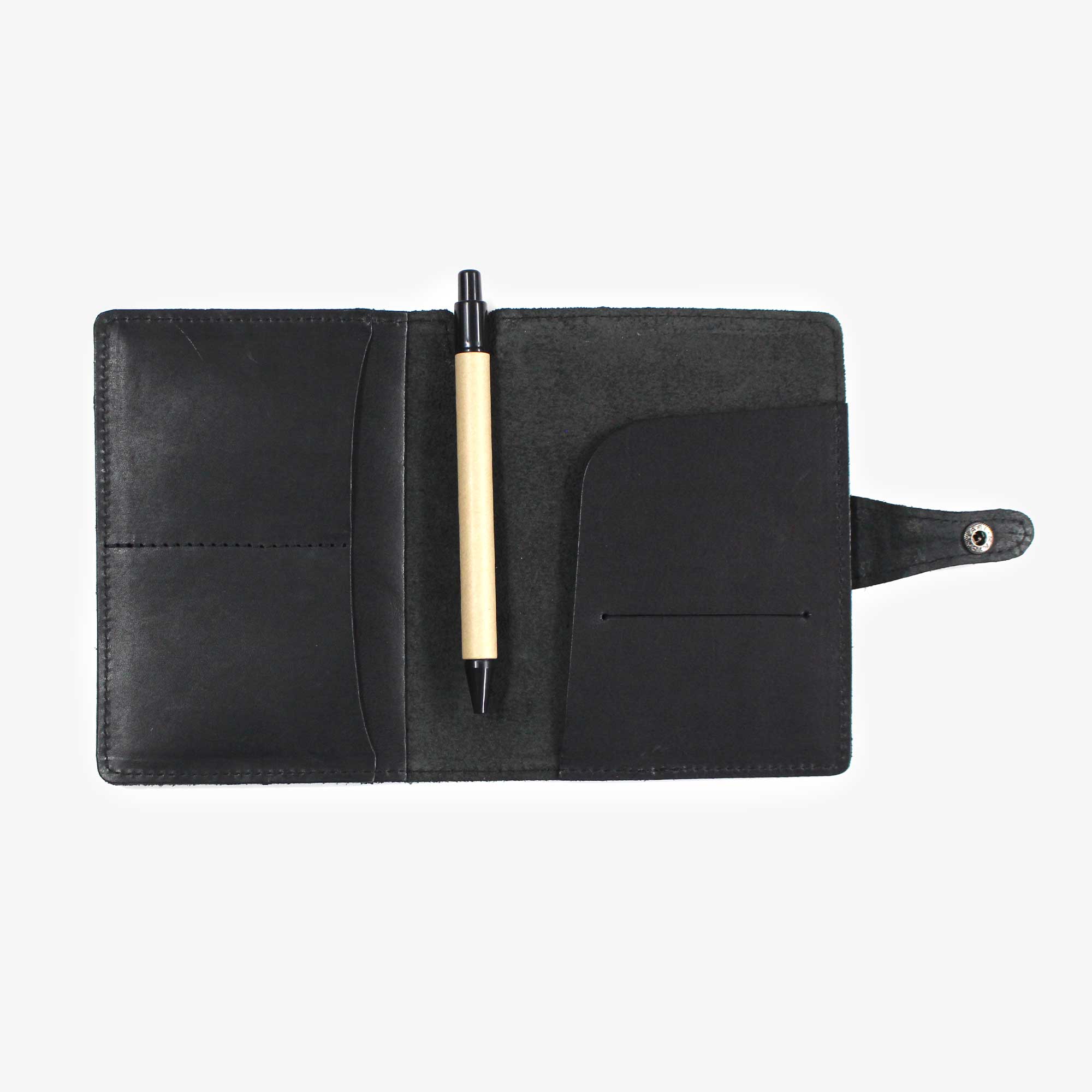Genuine leather passport wallet