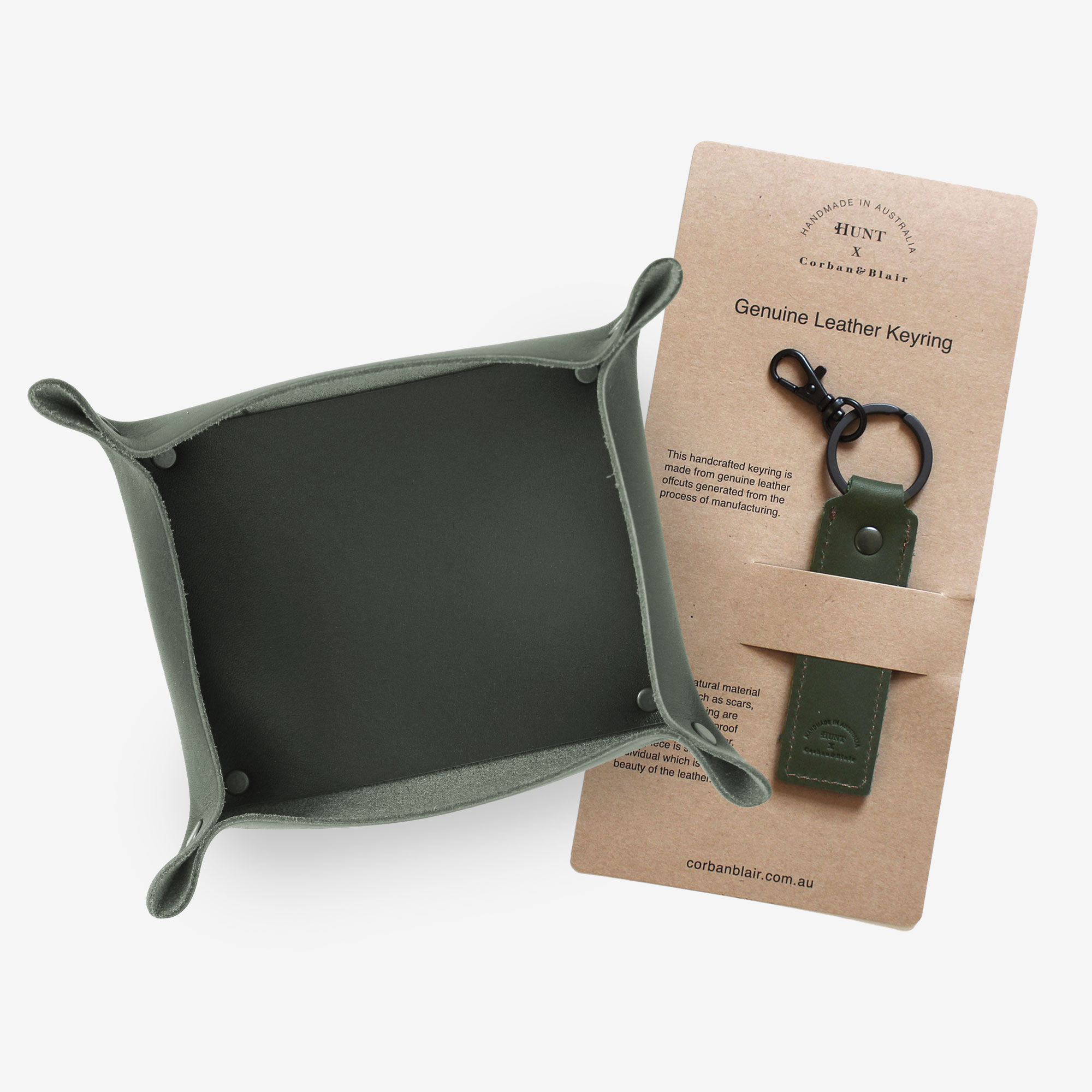 Leather Desk Tray Set