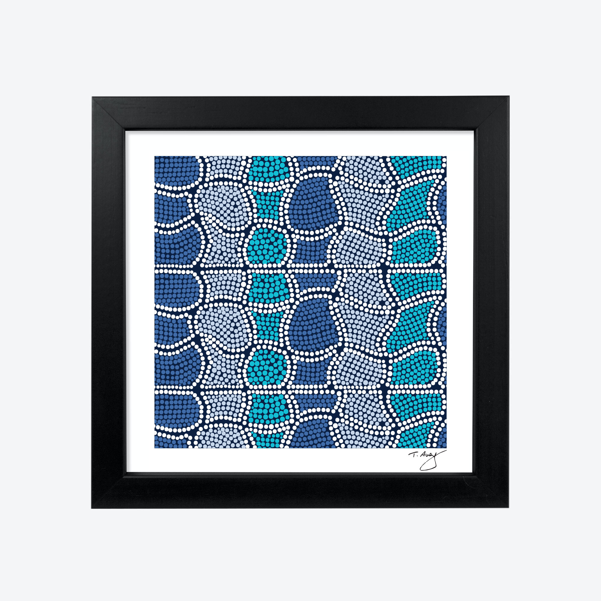 8x8" Framed Print, Mayan by Thomas Avery