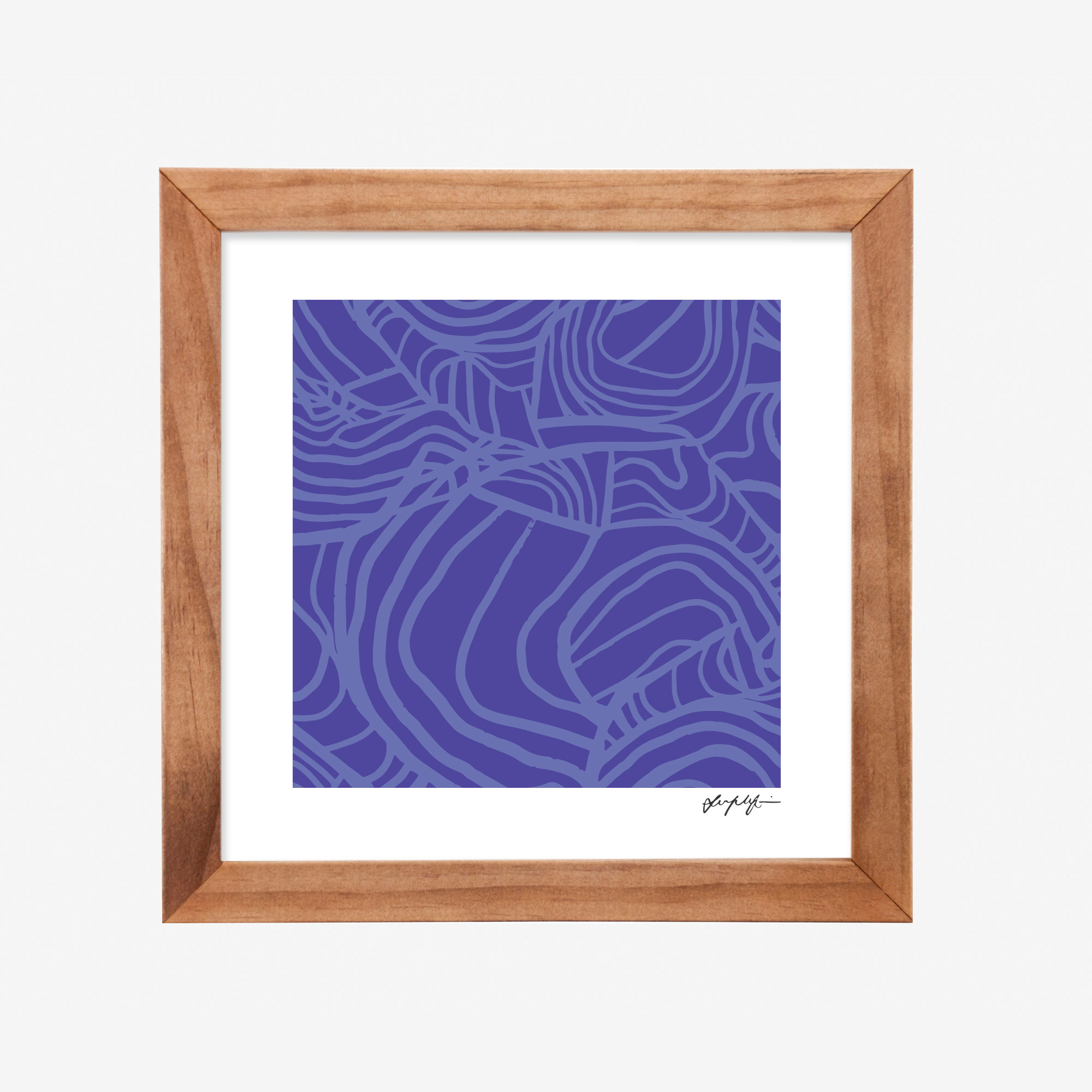 8x8" Framed Print, Yarrin by Lucy Simpson