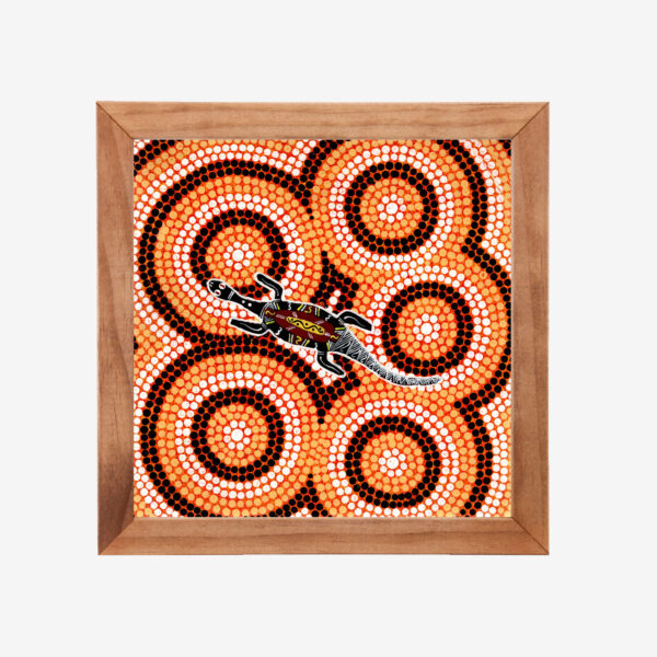Thomas Avery Framed Artwork, Lizard