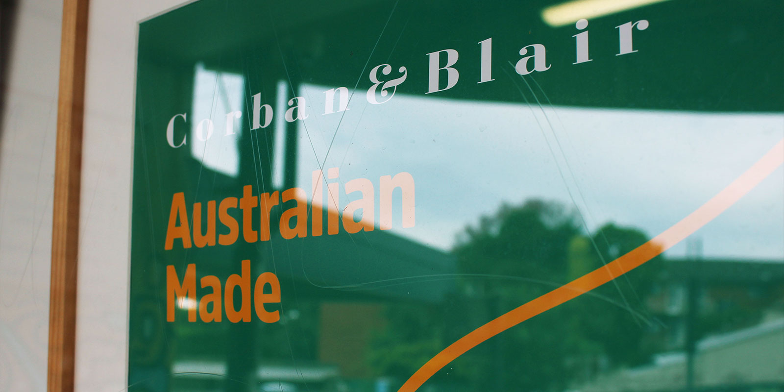 Corban & Blair Lewisham Store Window Gallery for Australian Made Week