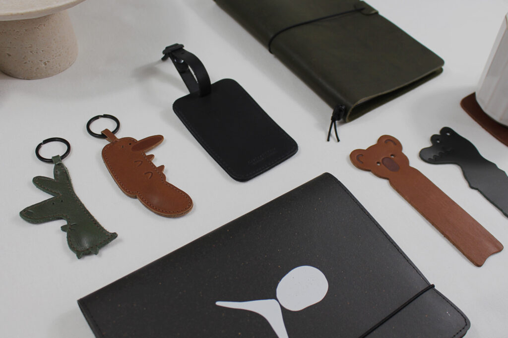 Collection of Corban & Blair Australian Made Products, Bookmarks, Bag Charms, Journals and Luggage Tags