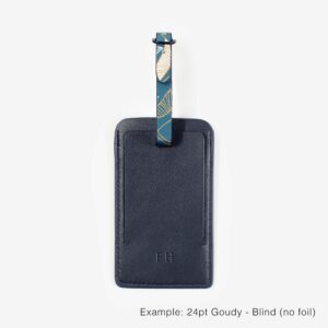 Lucy Simpson Murrgumurrgu Luggage Tag Navy