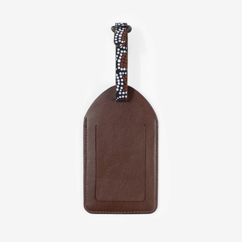 Thomas Avery Mayan Luggage Tag Brown