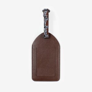 Thomas Avery Mayan Luggage Tag Brown