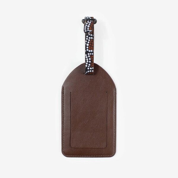 Thomas Avery Mayan Luggage Tag Brown