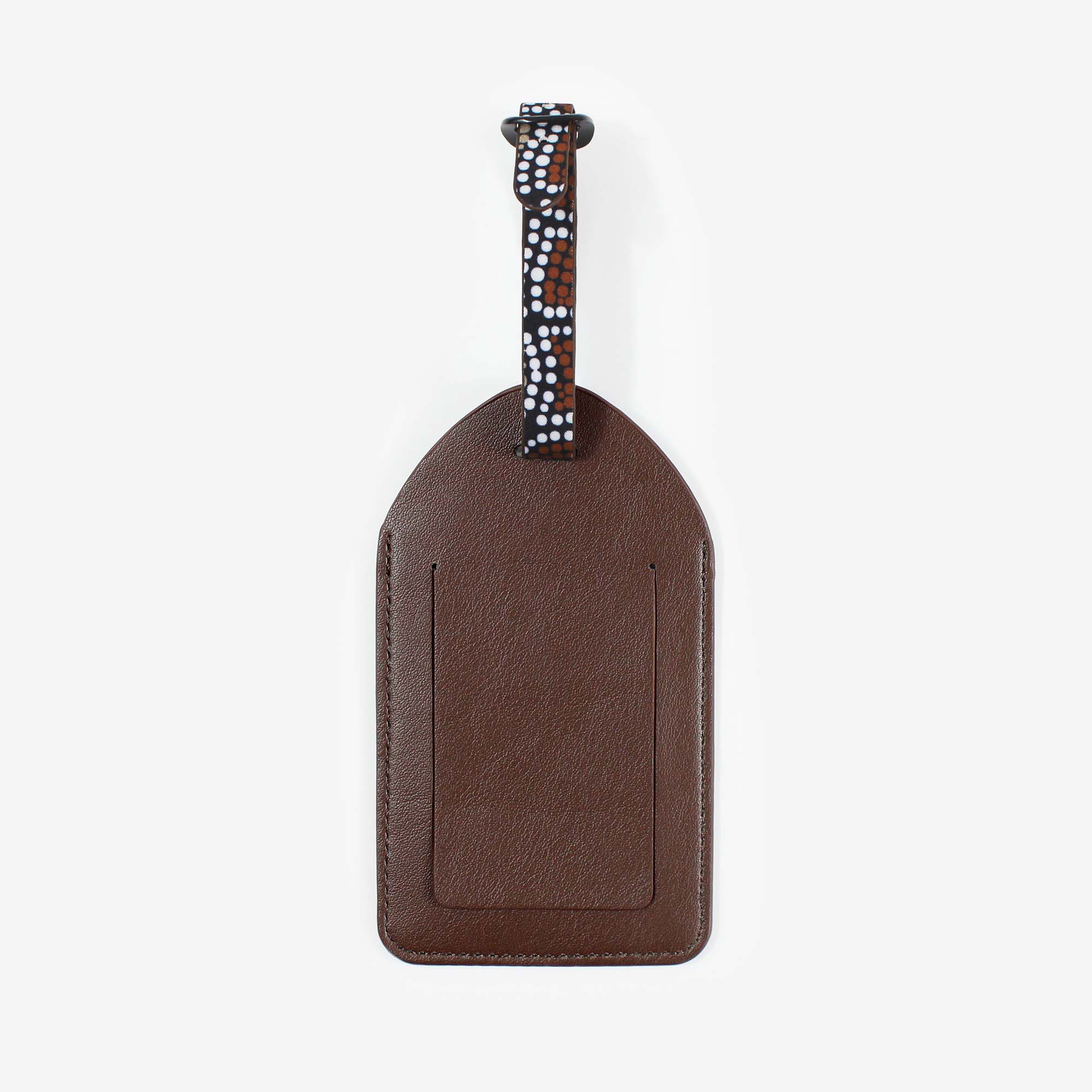 Thomas Avery Mayan Luggage Tag Brown