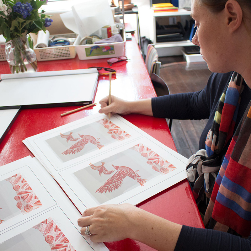 Lucy Simpson artist of Murrgumurrgu First Nations Collection